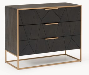 Cómoda em madeira de manga Harry