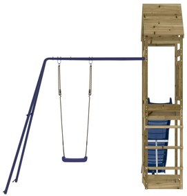 Conjunto de brincar para exterior madeira de pinho impregnada