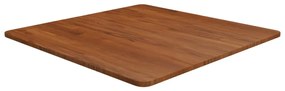 vidaXL Tampo mesa quadrado 70x70x1,5 carvalho tratado castanho-escuro