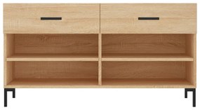 Banco sapateira 102x35x55 cm deriv. madeira carvalho sonoma