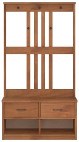 Árvore de Hall SANDENS 87x40x159,5 cm Madeira Maciça de Pinho