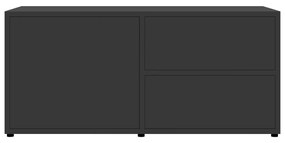 Móvel de TV 80x34x36 cm contraplacado cinzento