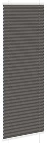Preto Plissada Cega 40x100 cm Largura Tecido 39,4 cm Poliéster