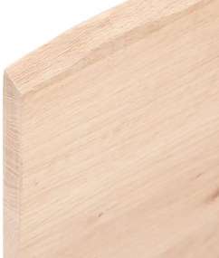 Bancada p/ casa de banho 80x30x2 madeira maciça não tratada