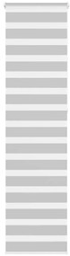 vidaXL Cortina de zebra 55x230 cm largura do tecido 50,9 cm poliéster
