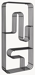 Estante de parede em metal Curva
