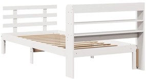 Estrutura cama c/ cabeceira sem colchão 90x190 cm branco