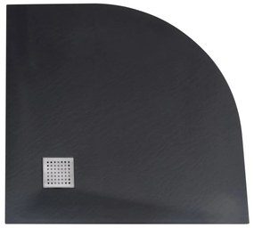 Base de chuveiro SMC 90x90 cm preto