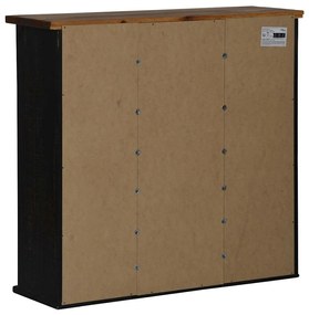 Armário suspenso HALDEN 2 portas de correr 75x22,5x70 cm Pinho