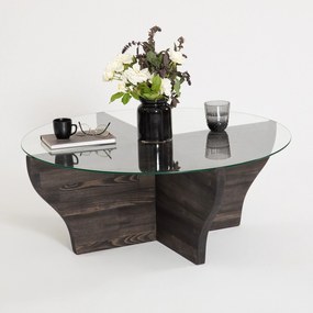 Mesa de Café Amphora – Antracite – 92x36x92 cm