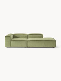 Chaise longue modular em bombazina Lennon