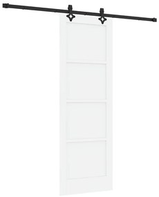 Porta Deslizante vidaXL com Conjunto de Ferragens "ORKDAL" de Madeira