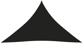 Para-sol estilo vela tecido oxford triangular 3x3x4,24 m preto
