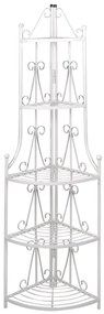 Suporte de canto para planta / Branco