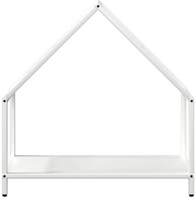 Suporte para lenha 60x25x60 cm aço laminado a frio branco