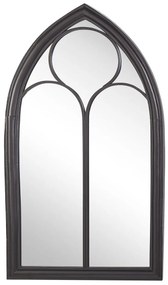 Espelho de parede em metal preto 62 x 113 cm TRELLY Beliani