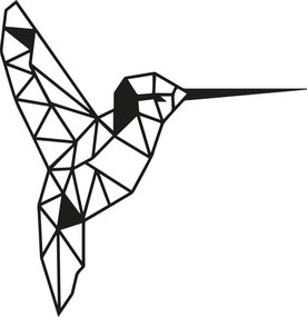 Acessório Decorativo de Parede Metal-017 – Preto – 44 x 44 cm