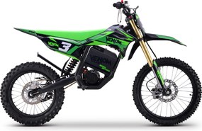 Mota cross para crianças Motocross Motors Venom – 8000W, 3 modos de condução Verde