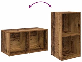 Conjunto de móvel de TV 4 pcs Madeira Antiga 72 x 35 x 36.5 cm