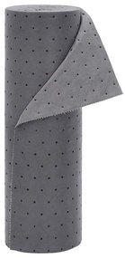vidaXL Almofada absorvente de óleo 40x1000 cm cinzento