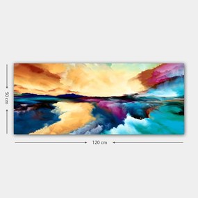 Pintura Decorativa em Tela YTY1027048810_50120 – Multicolor – 50 x 120