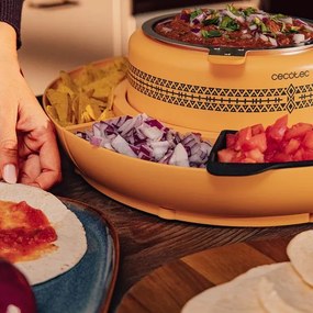 Máquina para aquecer os ingredientes Fun Taco Andale necessários para fazer tacos