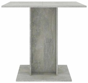 Mesa de jantar derivados de madeira cinzento cimento