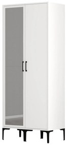 Guarda-Roupa Kumsal RS – Branco – 80 cm x 47,5 cm x 201,4 cm