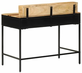 Mesa de Consola 100x55x75 cm Madeira Rústica Sólida de Manga