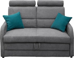 Sofá-cama Kingsport 109, Cama com arrumação, 117x144x91cm, 89 kg, Pernas: Plástico