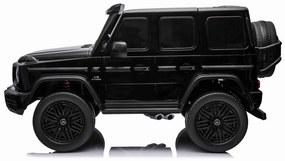 Carro elétrico para crianças Mercedes-Benz G63 AMG 4x4² 2 lugares, Bateria 24V/7Ah, 4 motores 200W, Rodas Borracha com suspensão, Bancos em pele, Cont