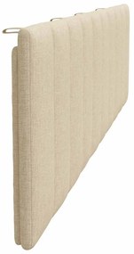 Almofadão de cabeceira 200 cm tecido creme