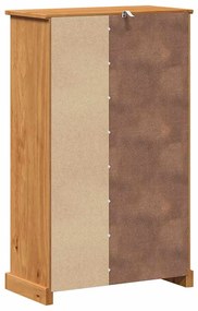 Armário de Banheiro castanho mel 68 x 34 x 110 cm