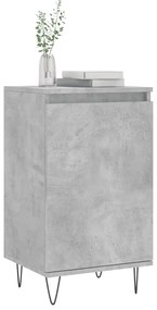 Aparadores 2 pcs 40x35x70 cm derivados de madeira cinza cimento