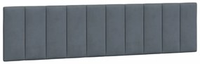 Estrutura de cama sem colchão 200x200 cm veludo cinzento-escuro