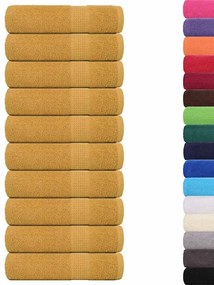 Toalhas de banho 10 pcs 70x140 cm 360 gsm 100% algodão ouro