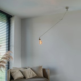 Candeeiro de suspensão em aço sem abajur ajustável - Blitz