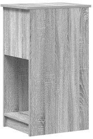 Suporte torre de computador com gaveta 35x45x77 cm cinza sonoma