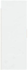 Armário de parede suspenso 69,5x34x90 cm branco