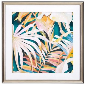 Quadro com moldura 60 x 60 cm multicolor GALAWA Beliani