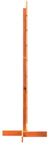 Árvore de Natal decorativa 150 cm pinho maciço castanho-mel