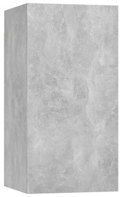 Móveis de TV 4 pcs 30,5x30x60 cm contraplacado cinzento cimento