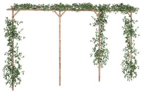 Pérgola de bambu 385x40x205 cm