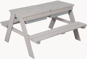 Mesa de piquenique para crianças em madeira com arrumação Fiona