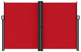 Toldo lateral retrátil 160x1200 cm vermelho