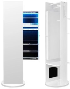 Mesa lateral ajustável em formato de C com cesto de armazenamento - cinza