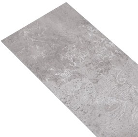 Tábuas soalho PVC não-autoadesivo 5,26 m² 2 mm cinzento terra