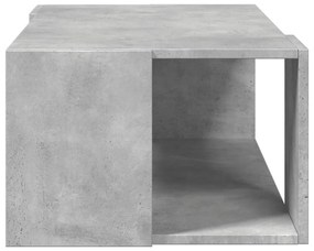 Mesa de centro 89,5x48x30 cm derivados de madeira cinza cimento