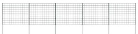 vidaXL Conjunto painéis de vedação para jardim 77,5x64 cm verde