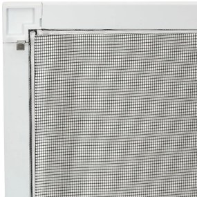 Tela anti-insetos para janelas 100x120 cm branco